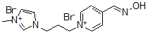 CAS#: 69445-02-9, 4-[(Hydroxyimino)methyl]-1-[3-(1-methyl-1H-imidazolium-3-yl)propyl]-Pyridinium bromide