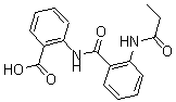 CAS 登录号：6947-71-3， 2-[[2-(丙酰氨基)苯甲酰基]氨基]苯甲酸
