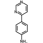 CAS#: 69491-58-3, 4-(4-Pyrimidinyl)aniline