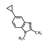 CAS#: 69539-98-6, 5-Cyclopropyl-1,2-dimethyl-1H-benzimidazole