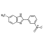 CAS 登录号：69570-94-1， 6-甲基-2-(3-硝基苯基)-1H-苯并咪唑