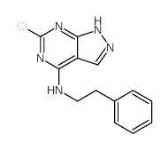 CAS#: 6958-84-5, 3-Chloro-N-Phenethyl-2,4,8,9-Tetrazabicyclo[4.3.0]Nona-2,4,7,10-Tetraen-5-Amine