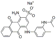 CAS#: 69658-24-8, Sodium 4-[[3-(Acetylamino)-4-Methylphenyl]Amino]-1-Amino-9,10-Dihydro-9,10-Dioxoanthracene-2-Sulphonate
