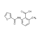 CAS 登录号：696642-59-8， 2-(2-呋喃并基氨基)-6-甲基苯甲酸