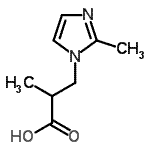 CAS#: 696646-15-8, 2-Methyl-3-(2-methyl-1H-imidazol-1-yl)propanoic acid
