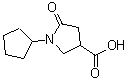 CAS#: 696647-78-6, 1-Cyclopentyl-5-oxo-3-pyrrolidinecarboxylic acid
