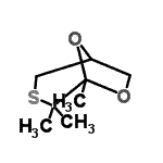 CAS#: 69697-53-6, 4,4,5-Trimethyl-6,8-dioxa-3-thiabicyclo[3.2.1]octane