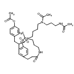 CAS#: 69721-70-6, 4-{4-[(3-Acetamidopropyl)(acetyl)amino]butyl}-2-(4-acetoxybenzyl)-3,9-dioxo-4,8-diazabicyclo[10.3.1]hexadeca-1(16),12,14-trien-15-yl acetate