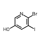 CAS#: 697300-70-2, 6-Bromo-5-iodo-3-pyridinol