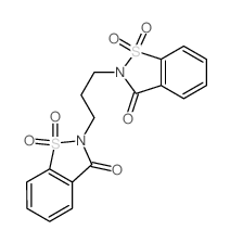CAS#: 6974-60-3, 2,2'-Propane-1,3-diylbis(1,2-benzothiazol-3(2H)-one) 1,1,1',1'-tetraoxide