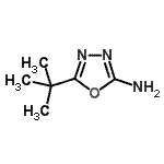 CAS 登录号：69741-92-0， 5-(2-甲基-2-丙基)-1,3,4-恶二唑-2-胺