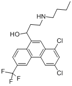 CAS#: 69756-48-5, 1,3-Dichloro-6-Trifluoromethyl-9-Phenanthryl-3-(N-Butyl)Aminopropanol