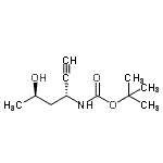 CAS#: 697752-20-8, 2-Methyl-2-propanyl [(3R,5R)-5-hydroxy-1-hexyn-3-yl]carbamate