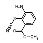 CAS#: 697754-58-8, Methyl 3-amino-2-thiocyanatobenzoate