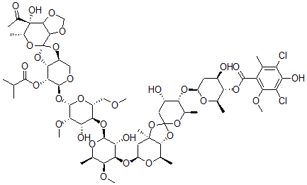 CAS#: 69787-79-7, Avilamycin A
