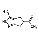 CAS#: 698368-44-4, 1-(3-Methyl-2,4,5,6-tetrahydrocyclopenta[c]pyrazol-5-yl)ethanone