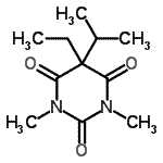 CAS#: 69855-52-3, 5-Ethyl-5-isopropyl-1,3-dimethyl-2,4,6(1H,3H,5H)-pyrimidinetrione
