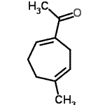 CAS#: 69892-24-6, 1-(5-Methyl-1,5-cycloheptadien-1-yl)ethanone