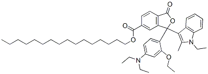 CAS#: 69898-63-1, Hexadecyl 3-[4-(Diethylamino)-2-Ethoxyphenyl]-3-(1-Ethyl-2-Methyl-1H-Indol-3-Yl)-1,3-Dihydro-1-Oxoisobenzofuran-5-Carboxylate