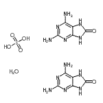 CAS#: 698998-94-6, 2,6-Diamino-7,9-dihydro-8H-purin-8-one sulfate hydrate (2:1:1)