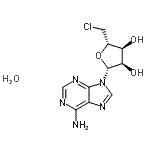 CAS#: 698999-09-6, 5'-Chloro-5'-deoxyadenosine hydrate (1:1)