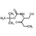 CAS#: 699005-66-8, 2-Methyl-2-propanyl [(2R)-1-hydroxy-3-oxo-2-pentanyl]carbamate