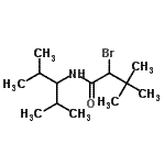 CAS#: 69959-85-9, 2-Bromo-N-(2,4-dimethyl-3-pentanyl)-3,3-dimethylbutanamide