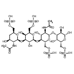 CAS#: 69992-87-6, 2-Acetamido-2,4-dideoxy-6-O-sulfo-beta-D-xylo-hexopyranosyl-(1->3)-6-O-sulfo-beta-D-galactopyranosyl-(1->4)-2-acetamido-2-deoxy-6-O-sulfo-beta-D-glucopyranosyl-(1->3)-6-O-sulfo-beta-D-galactopyranose