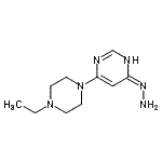 CAS 登录号：700803-96-9， 4-(4-乙基-1-哌嗪基)-6-肼基嘧啶