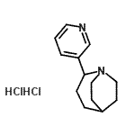 CAS#: 700834-58-8, 2-(3-Pyridinyl)-1-azabicyclo[3.2.2]nonane dihydrochloride