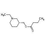 CAS 登录号：700870-65-1， [(3R)-1-乙基-3-哌啶基]甲基丁酸酯
