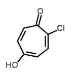 CAS#: 7009-16-7, 2-Chloro-5-hydroxy-2,4,6-cycloheptatrien-1-one