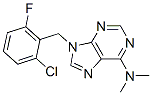 CAS 登录号:70091-23-5, 9-(2-氯-6-氟苄基)-6-二甲基氨基嘌呤