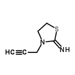CAS#: 701191-98-2, 3-(2-Propyn-1-yl)-1,3-thiazolidin-2-imine