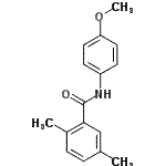CAS 登录号：701218-61-3， N-(4-甲氧基苯基)-2,5-二甲基苯甲酰胺