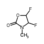 CAS#: 701231-96-1, 4,5-Difluoro-3-methyl-1,3-oxazolidin-2-one