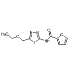 CAS#: 701246-96-0, N-[5-(Ethoxymethyl)-1,3,4-thiadiazol-2-yl]-2-furamide