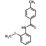 CAS#: 701289-62-5, 4-Methyl-N-[2-(methylsulfanyl)phenyl]benzamide