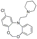 CAS 登录号:70133-84-5, 2-氯-12-(2-哌啶乙基)二苯并(d,g)-1,3,6-二莫沙佐辛