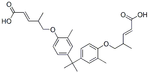 CAS#: 70146-05-3, (1-Methylethylidene)Bis[(2-Methyl-4,1-Phenylene)Oxy(1-Methyl-2,1-Ethanediyl)] Diacrylate