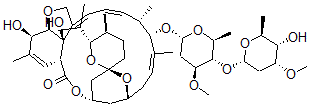 CAS#: 70209-81-3, 5-O-Demethyl-25-De(1-Methylpropyl)-22,23-Dihydro-25-(1-Methylethyl)-Avermectin A1a
