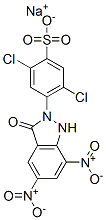 CAS#: 70209-94-8, Sodium 2,5-Dichloro-4-(1,3-Dihydro-5,7-Dinitro-3-Oxo-2H-Indazol-2-Yl)Benzenesulphonate