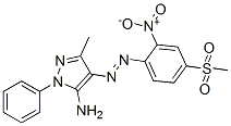CAS#: 70210-09-2, 3-Methyl-4-[[4-(Methylsulphonyl)-2-Nitrophenyl]Azo]-1-Phenyl-1H-Pyrazol-5-Amine