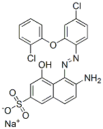 CAS#: 70210-14-9, Sodium 6-Amino-5-[[4-Chloro-2-(2-Chlorophenoxy)Phenyl]Azo]-4-Hydroxynaphthalene-2-Sulphonate