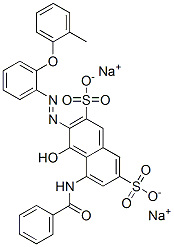 CAS#: 70210-37-6, Disodium 5-(Benzoylamino)-4-Hydroxy-3-[[2-(2-Methylphenoxy)Phenyl]Azo]Naphthalene-2,7-Disulphonate