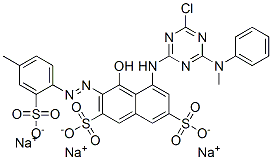 CAS#: 70210-46-7, Trisodium 5-[[4-Chloro-6-(Methylphenylamino)-1,3,5-Triazin-2-Yl]Amino]-4-Hydroxy-3-[(4-Methyl-2-Sulphonatophenyl)Azo]Naphthalene-2,7-Disulphonate