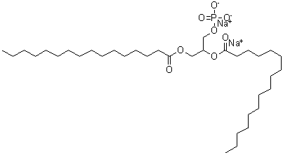 CAS 登录号：70240-64-1， 1-[(磷酰氧基)甲基]-1,2-乙二基十六烷酸酯二钠盐