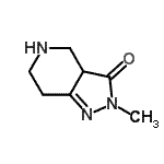 CAS#: 702634-08-0, 2-methyl-4,5,6,7-tetrahydro-3aH-pyrazolo[4,5-c]pyridin-3-one