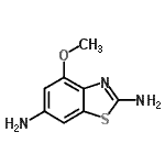 CAS#: 702636-35-9, 4-Methoxy-1,3-benzothiazole-2,6-diamine