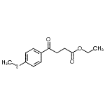CAS#: 7028-70-8, Ethyl 4-[4-(methylsulfanyl)phenyl]-4-oxobutanoate
